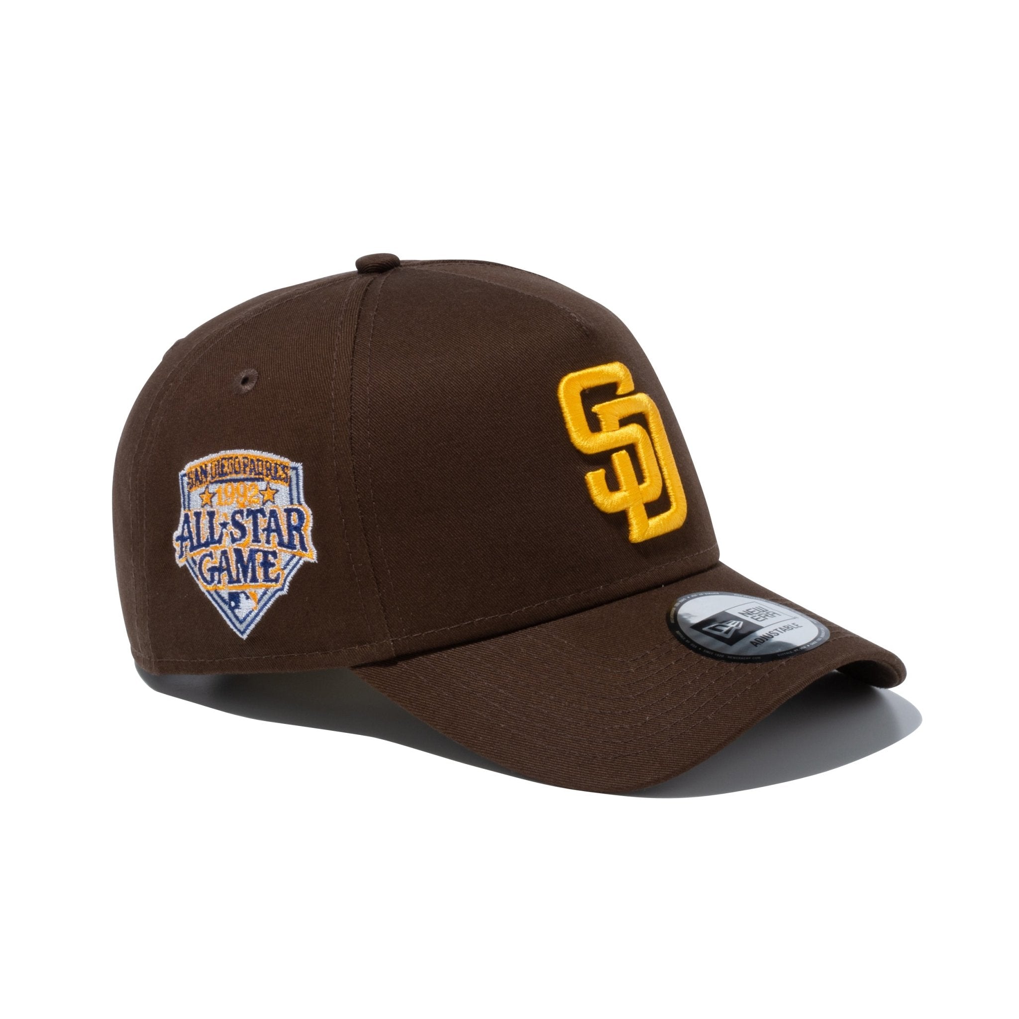 9FORTY A-Frame MLB Side Patch サンディエゴ・パドレス ウォルナット ニューエラオンラインストア