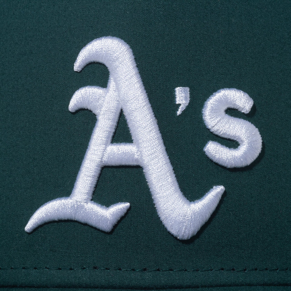 9FORTY A-Frame トラッカー MLB Typewriter タイプライター オークランド・アスレチックス ダークグリーン - 14109682-OSFM | NEW ERA ニューエラ公式オンラインストア