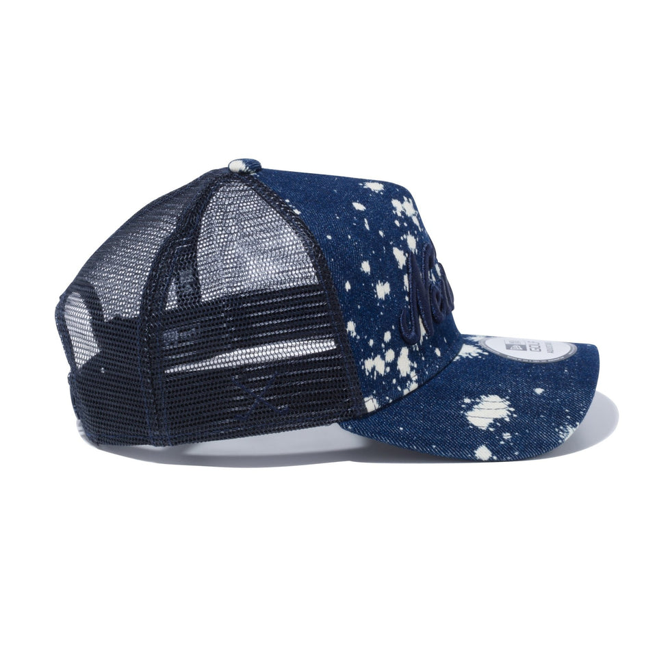 【ゴルフ】 9FORTY A-Frame トラッカー ブリーチドデニム New Era オールドロゴ - 12325983-OSFA | NEW ERA ニューエラ公式オンラインストア