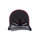 9FORTY A-Frame トラッカー リネンデニム NEW ERA レッド × ホワイト ブラックメッシュ - 12326269-OSFA | NEW ERA ニューエラ公式オンラインストア