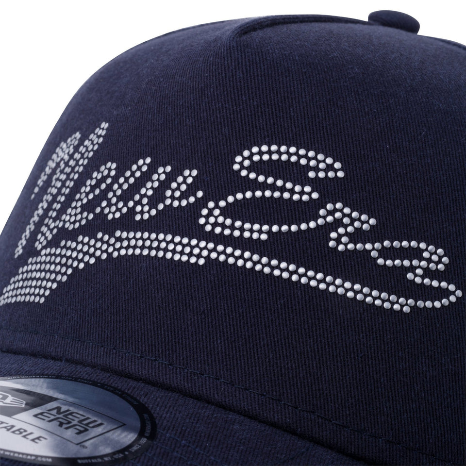 9FORTY A-Frame スタッズ New Era ロゴ ネイビー - 12326284-OSFA | NEW ERA ニューエラ公式オンラインストア