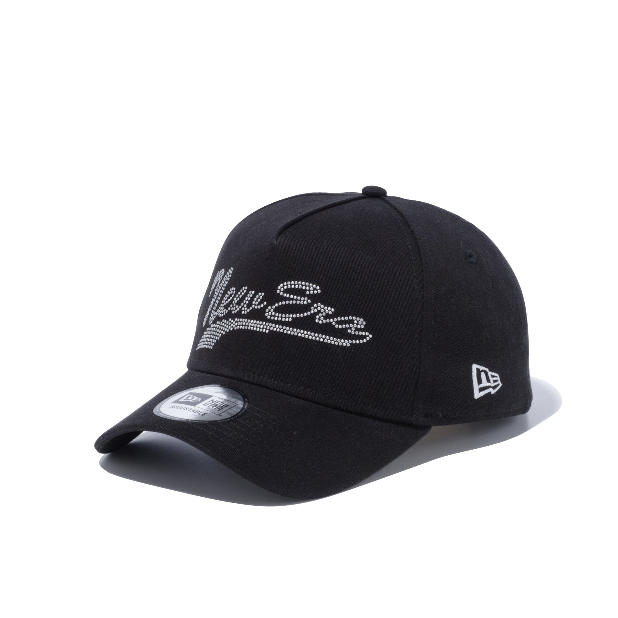 希少 99%is- スタッズ 付き ベレー帽 スエード ブラック 9forty-a-frame-new-era-