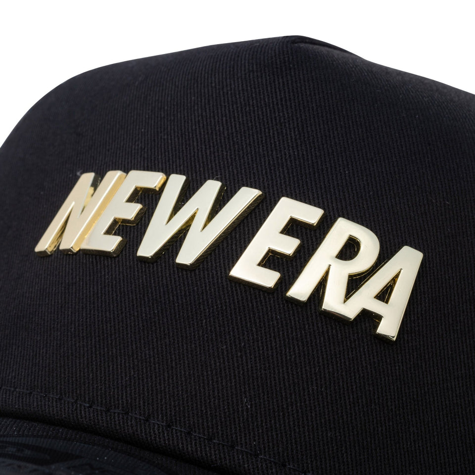 9FORTY A-Frame トラッカー メタルプレート NEW ERA ブラック ゴールドメタル - 13059247-OSFM | NEW ERA ニューエラ公式オンラインストア
