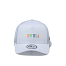 9FORTY A-Frame トラッカー カラフルロゴ NEW ERA ホワイト - 13059265-OSFM | NEW ERA ニューエラ公式オンラインストア