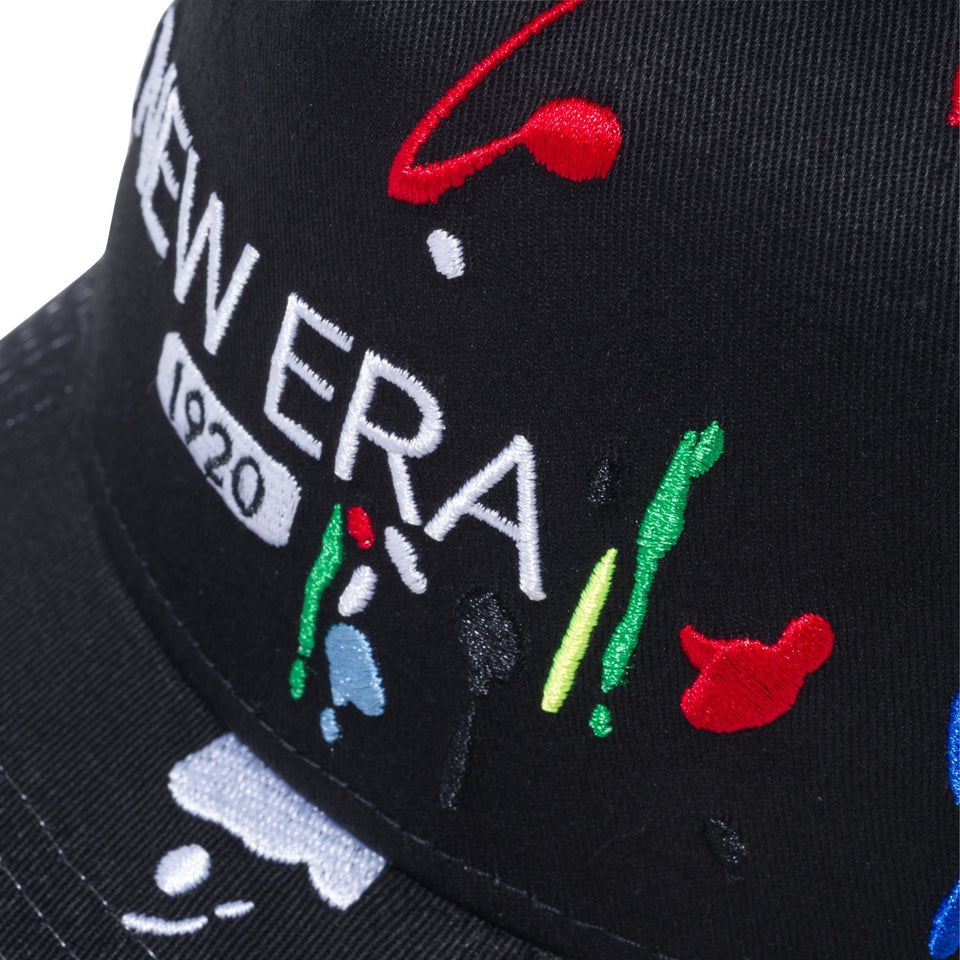 【ゴルフ】 9FORTY A-frame スプラッシュエンブロイダリー NEW ERA 1920 ロゴ ブラック - 12325956-OSFA | NEW ERA ニューエラ公式オンラインストア