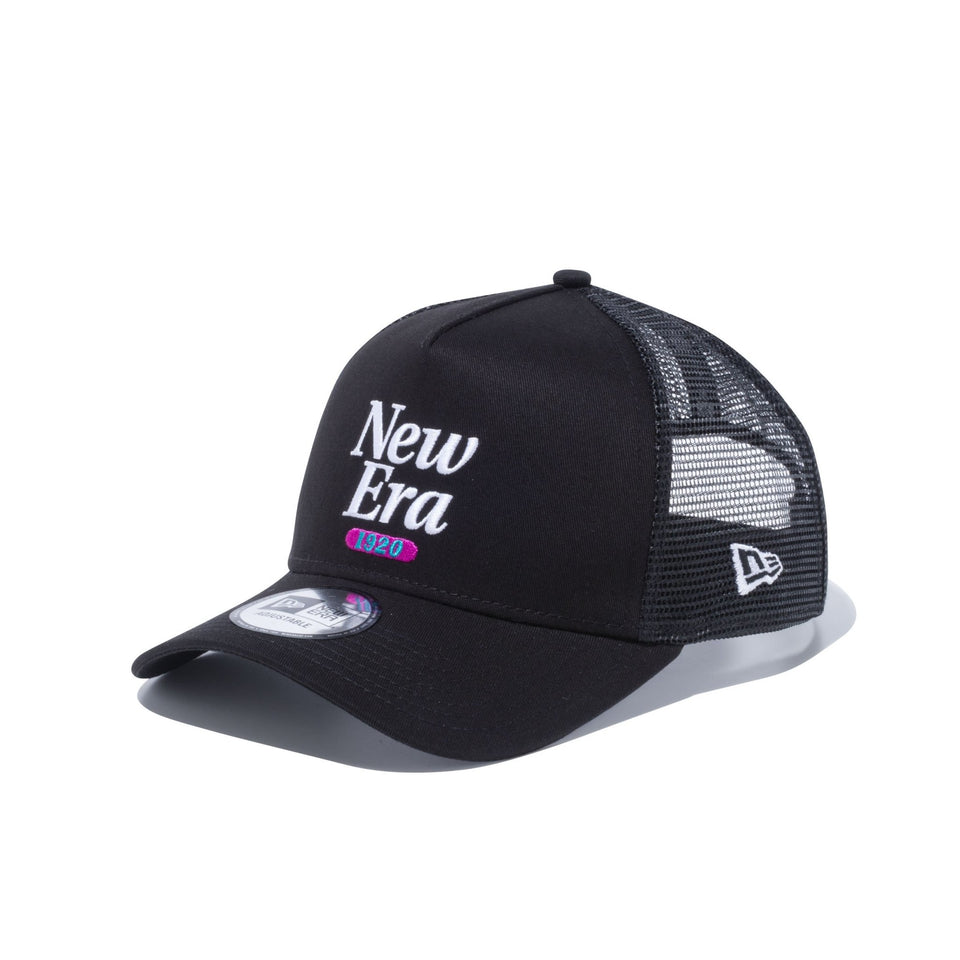 9FORTY A-Frame トラッカー ベーシックファブリックスNew Era 1920 ブラック - 12326278-OSFA | NEW ERA ニューエラ公式オンラインストア
