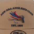 9FORTY A-Frame トラッカー New Era Angler's Club フライ カーキ【ニューエラアウトドア】 - 14110109-OSFM | NEW ERA ニューエラ公式オンラインストア