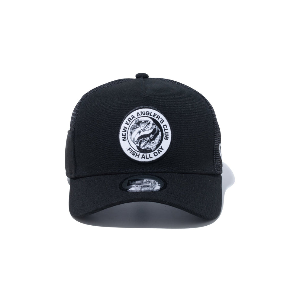 9FORTY A-Frame トラッカー New Era Angler's Club ブラック