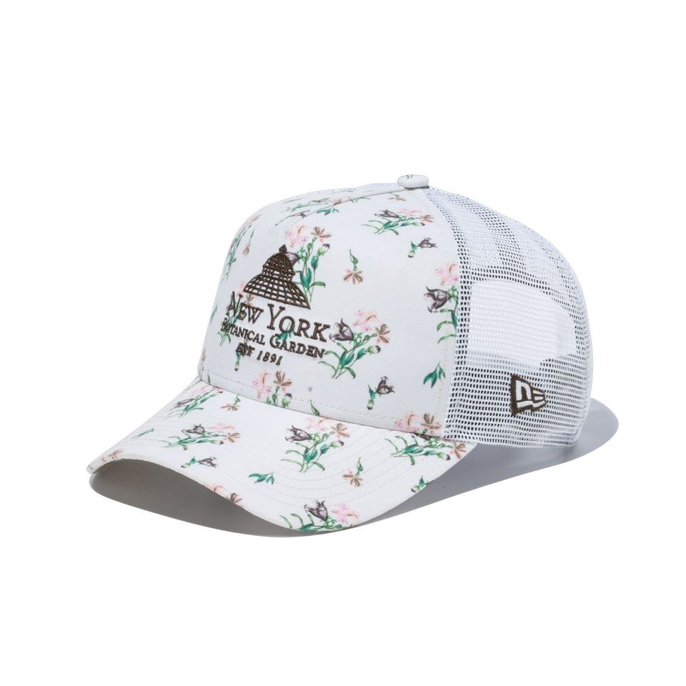 9FORTY A-Frame トラッカー New York Botanical Garden ロゴ ホワイト - 13534535-OSFM | NEW ERA ニューエラ公式オンラインストア