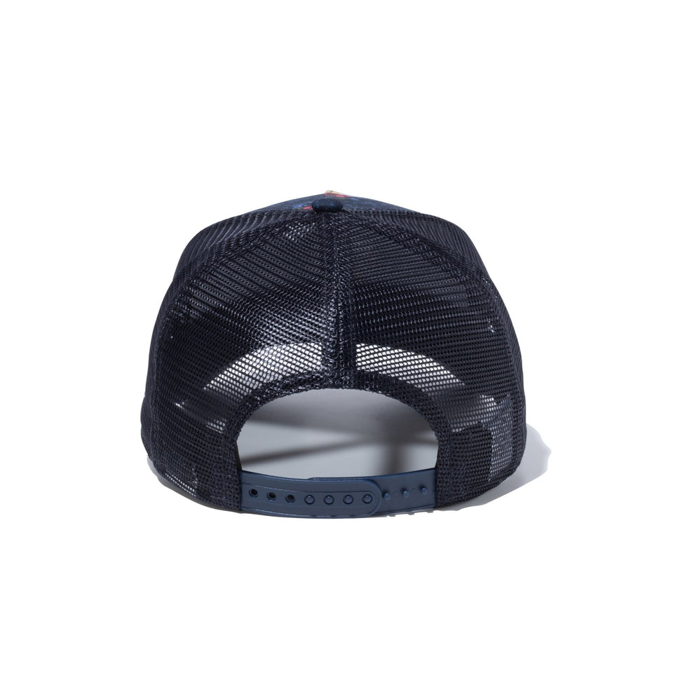 9FORTY A-Frame トラッカー New York Botanical Garden ロゴ ネイビー - 13534536-OSFM | NEW ERA ニューエラ公式オンラインストア