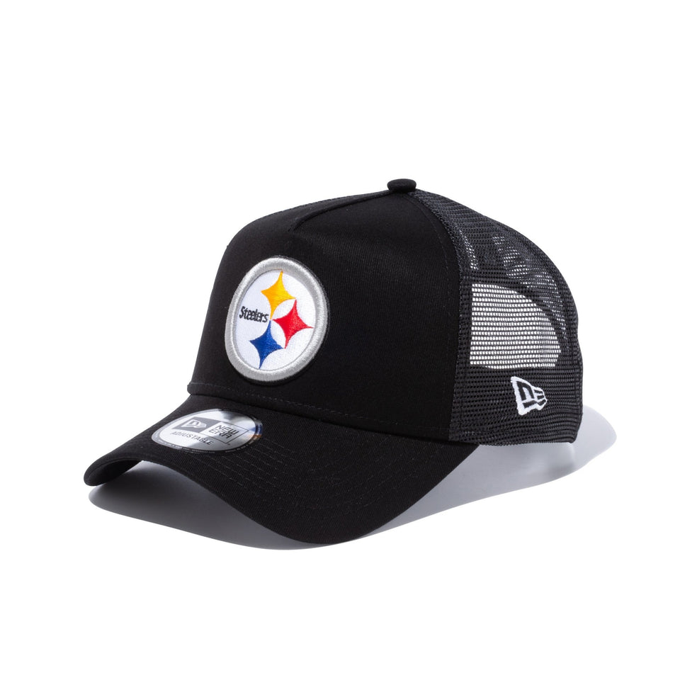 9FORTY A-Frame NFL トラッカー ピッツバーグ・スティーラーズ ブラック - 13059212-OSFM | NEW ERA ニューエラ公式オンラインストア