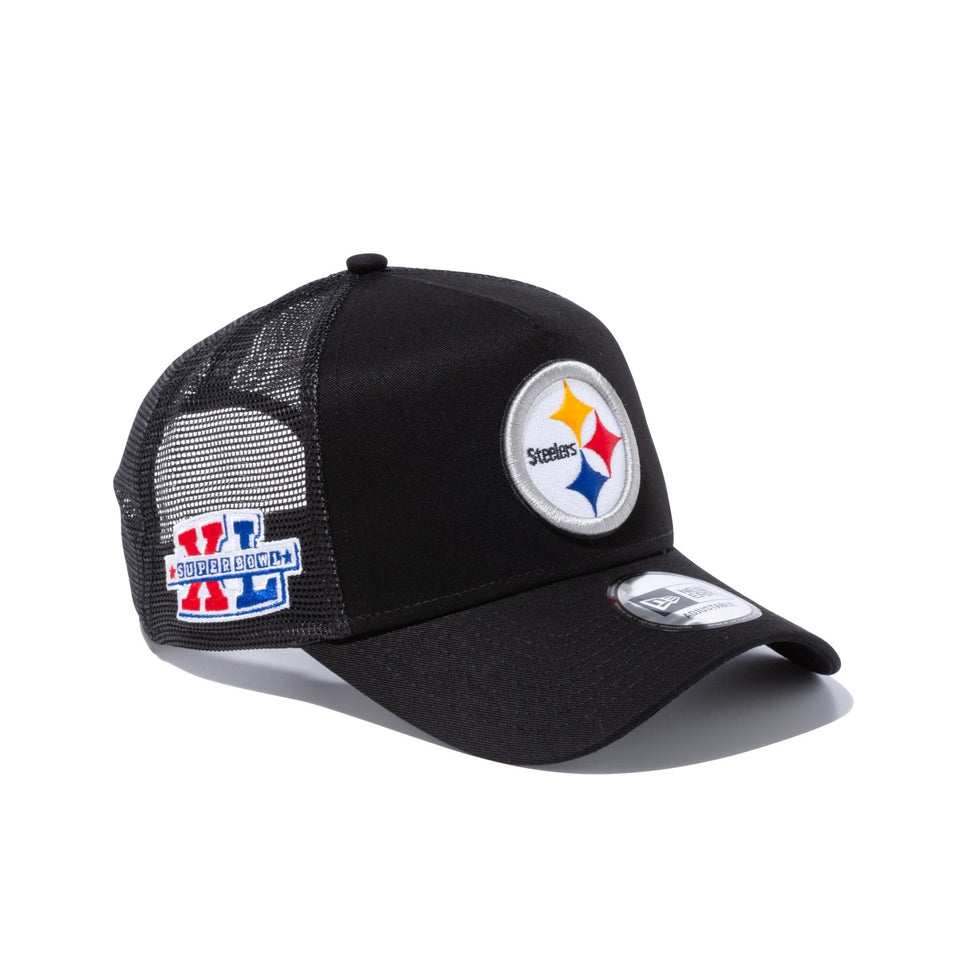 9FORTY A-Frame NFL トラッカー ピッツバーグ・スティーラーズ ブラック - 13059212-OSFM | NEW ERA ニューエラ公式オンラインストア