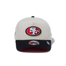 9FORTY A-Frame NFL Side Patch サンフランシスコ・フォーティーナイナーズ ストーン ブラックバイザー - 13750637-OSFM | NEW ERA ニューエラ公式オンラインストア