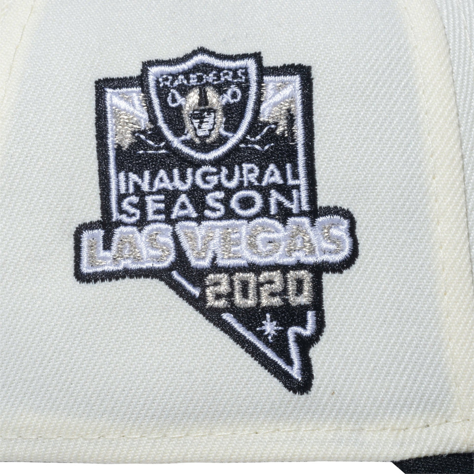 9FORTY A-Frame NFL Side Patch ラスベガス・レイダース クロームホワイト ブラックバイザー - 13750646-OSFM | NEW ERA ニューエラ公式オンラインストア