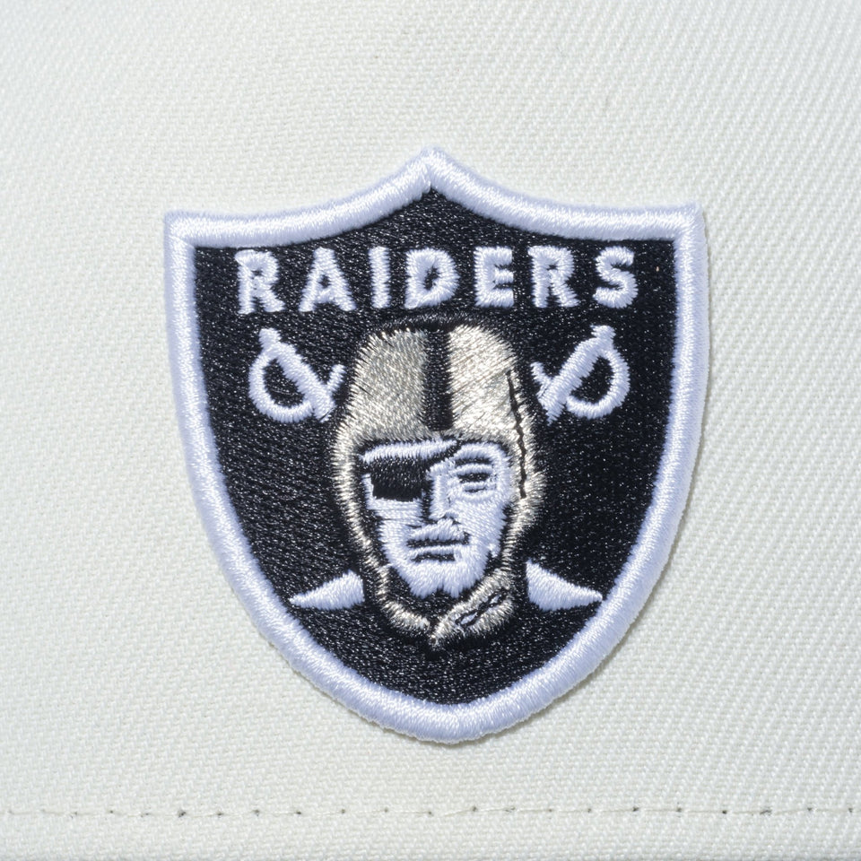 9FORTY A-Frame NFL Side Patch ラスベガス・レイダース クロームホワイト ブラックバイザー - 13750646-OSFM | NEW ERA ニューエラ公式オンラインストア
