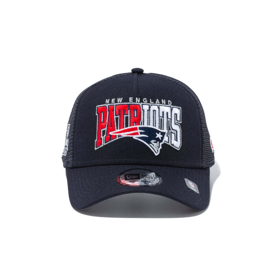 9FORTY A-Frame トラッカー NFL Trucker Cap ニューイングランド・ペイトリオッツ ネイビー - 13515914-OSFM | NEW ERA ニューエラ公式オンラインストア