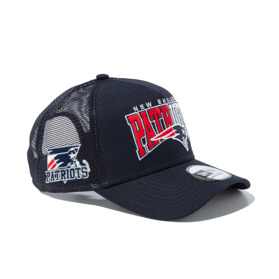 9FORTY A-Frame トラッカー NFL Trucker Cap ニューイングランド・ペイトリオッツ ネイビー - 13515914-OSFM | NEW ERA ニューエラ公式オンラインストア