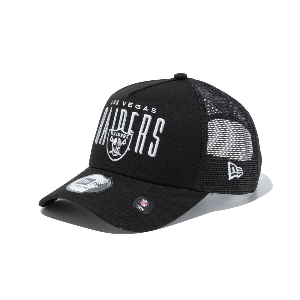 9FORTY A-Frame トラッカー NFL Trucker Cap ラスベガス・レイダース ブラック - 13515922-OSFM | NEW ERA ニューエラ公式オンラインストア