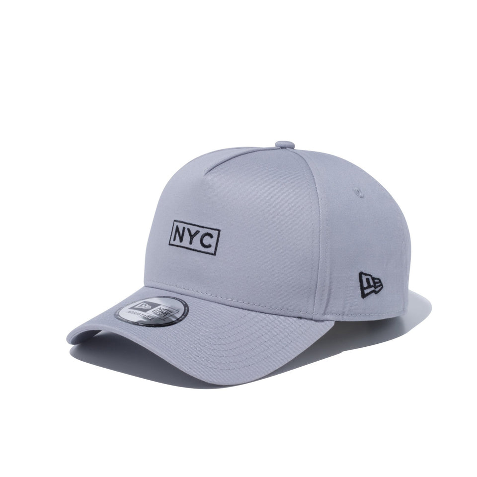 9FORTY A-Frame NYC ボックスロゴ グレー × ブラック - 12362206-OSFA | NEW ERA ニューエラ公式オンラインストア