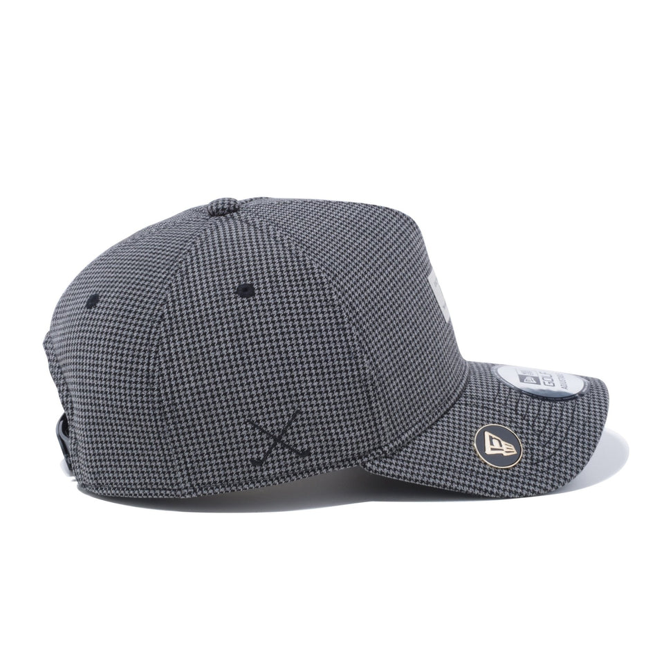 【ゴルフ】 9FORTY A-Frame On Par ハウンズトゥース ウーブンパッチ チャコール - 12541357-OSFM | NEW ERA ニューエラ公式オンラインストア