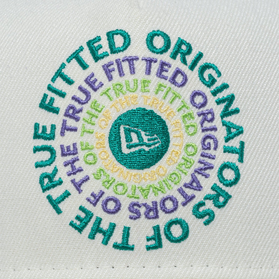 【ゴルフ】 9FORTY A-Frame On Par Laser Perforated サークルロゴ クロームホワイト × マルチカラー - 13517965-OSFM | NEW ERA ニューエラ公式オンラインストア