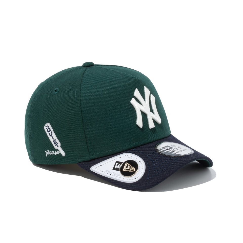 海外限定　NEWERA ニューヨーク　ヤンキース　キャップ　ゴルファー　ウールスポーツ