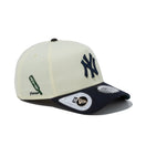 【ゴルフ】9FORTY A-Frame On Par New York Yankees ニューヨーク・ヤンキース クロームホワイト/ネイビー - 13517962-OSFM | NEW ERA ニューエラ公式オンラインストア
