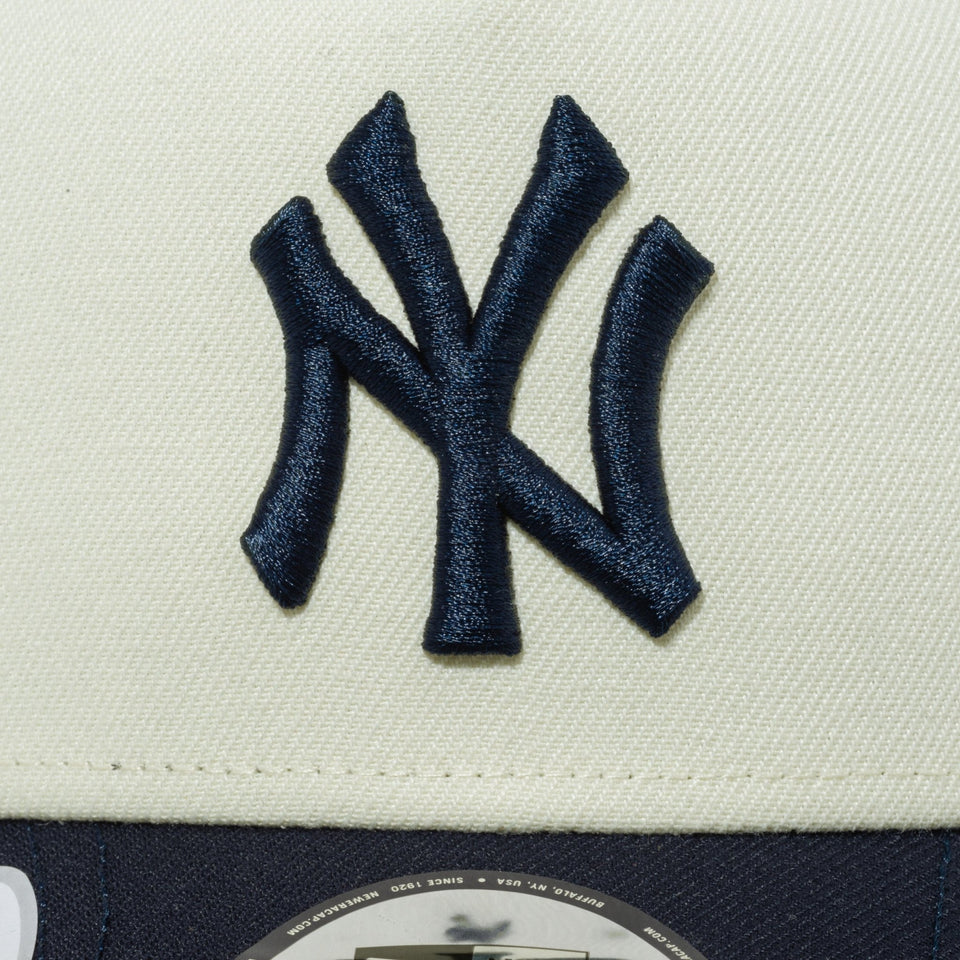 【ゴルフ】9FORTY A-Frame On Par New York Yankees ニューヨーク・ヤンキース クロームホワイト/ネイビー - 13517962-OSFM | NEW ERA ニューエラ公式オンラインストア