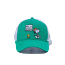 9FORTY A-Frame トラッカー PEANUTS ピーナッツ スヌーピー ウッドストック ゴルフ グリーン - 12654429-OSFM | NEW ERA ニューエラ公式オンラインストア