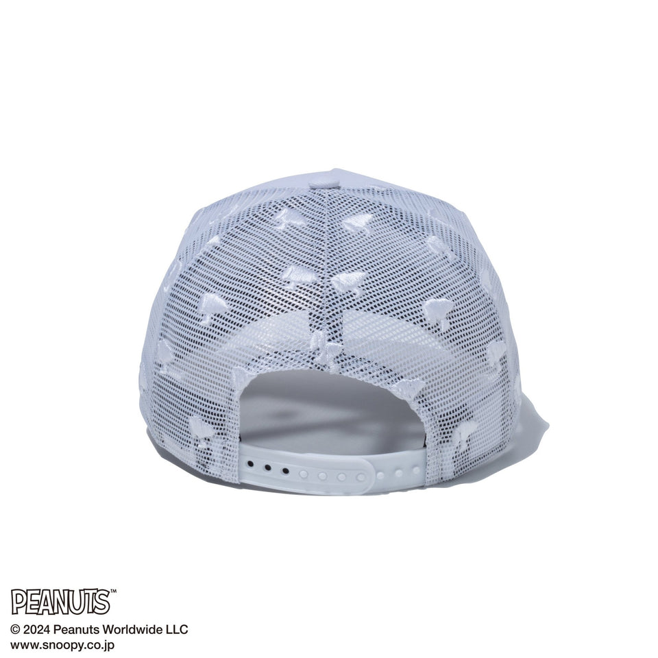 9FORTY A-Frame トラッカー PEANUTS ピーナッツ スヌーピー 飛込み ホワイト - 14124347-OSFM | NEW ERA ニューエラ公式オンラインストア