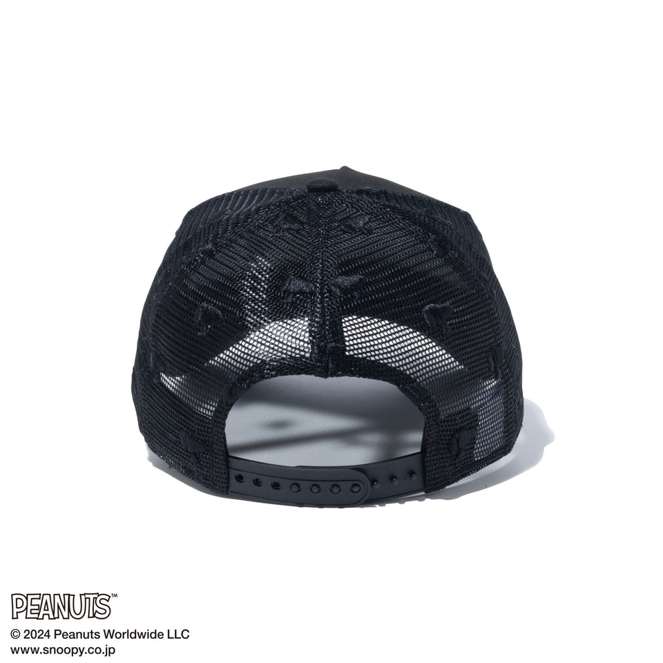 9FORTY A-Frame トラッカー PEANUTS ピーナッツ ウッドストック ハードル ブラック - 14124348-OSFM | NEW ERA ニューエラ公式オンラインストア