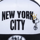 9FORTY A-Frame トラッカー Peanuts NEW YORK CITY ジョー・クール 王冠 ブラック - 13073328-OSFM | NEW ERA ニューエラ公式オンラインストア