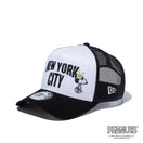 9FORTY A-Frame トラッカー Peanuts NEW YORK CITY ジョー・クール 王冠 ブラック - 13073328-OSFM | NEW ERA ニューエラ公式オンラインストア
