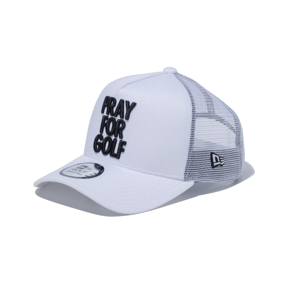 【ゴルフ】 9FORTY A-Frame トラッカー PRAY FOR GOLF ホワイト - 12325957-OSFA | NEW ERA ニューエラ公式オンラインストア