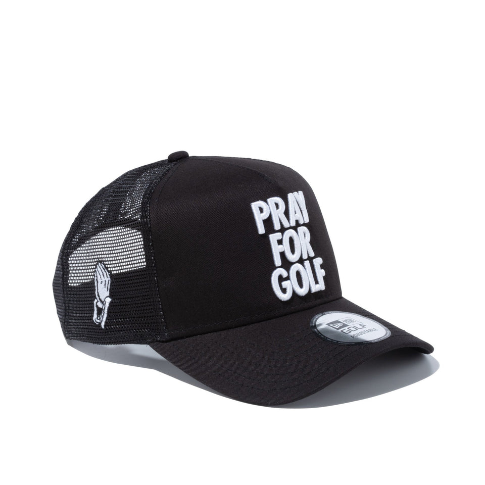 【ゴルフ】 9FORTY A-Frame トラッカー PRAY FOR GOLF プレイハンド ブラック - 13059049-OSFM | NEW ERA ニューエラ公式オンラインストア