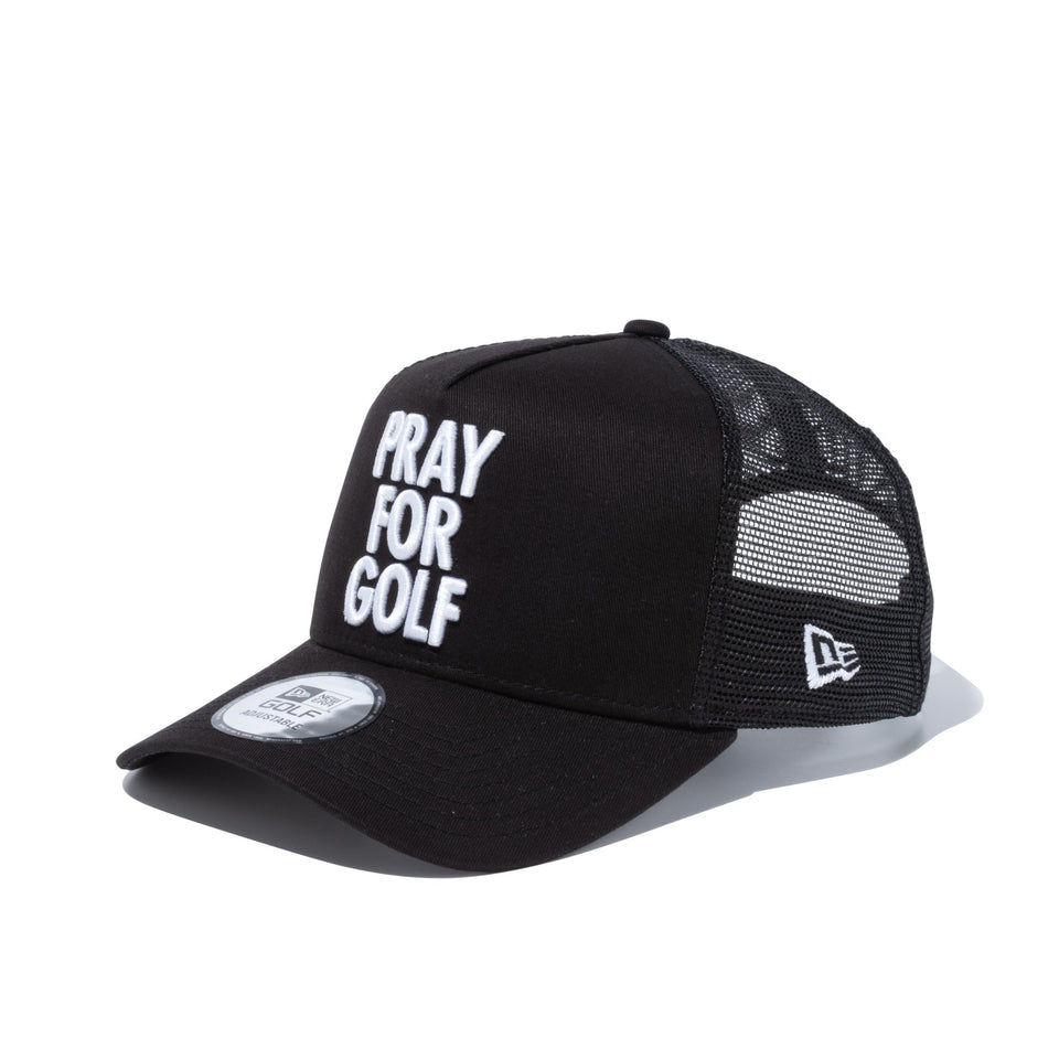 【ゴルフ】 9FORTY A-Frame トラッカー PRAY FOR GOLF プレイハンド ブラック - 13059049-OSFM | NEW ERA ニューエラ公式オンラインストア