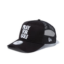 【ゴルフ】 9FORTY A-Frame トラッカー PRAY FOR GOLF プレイハンド ブラック - 13059049-OSFM | NEW ERA ニューエラ公式オンラインストア