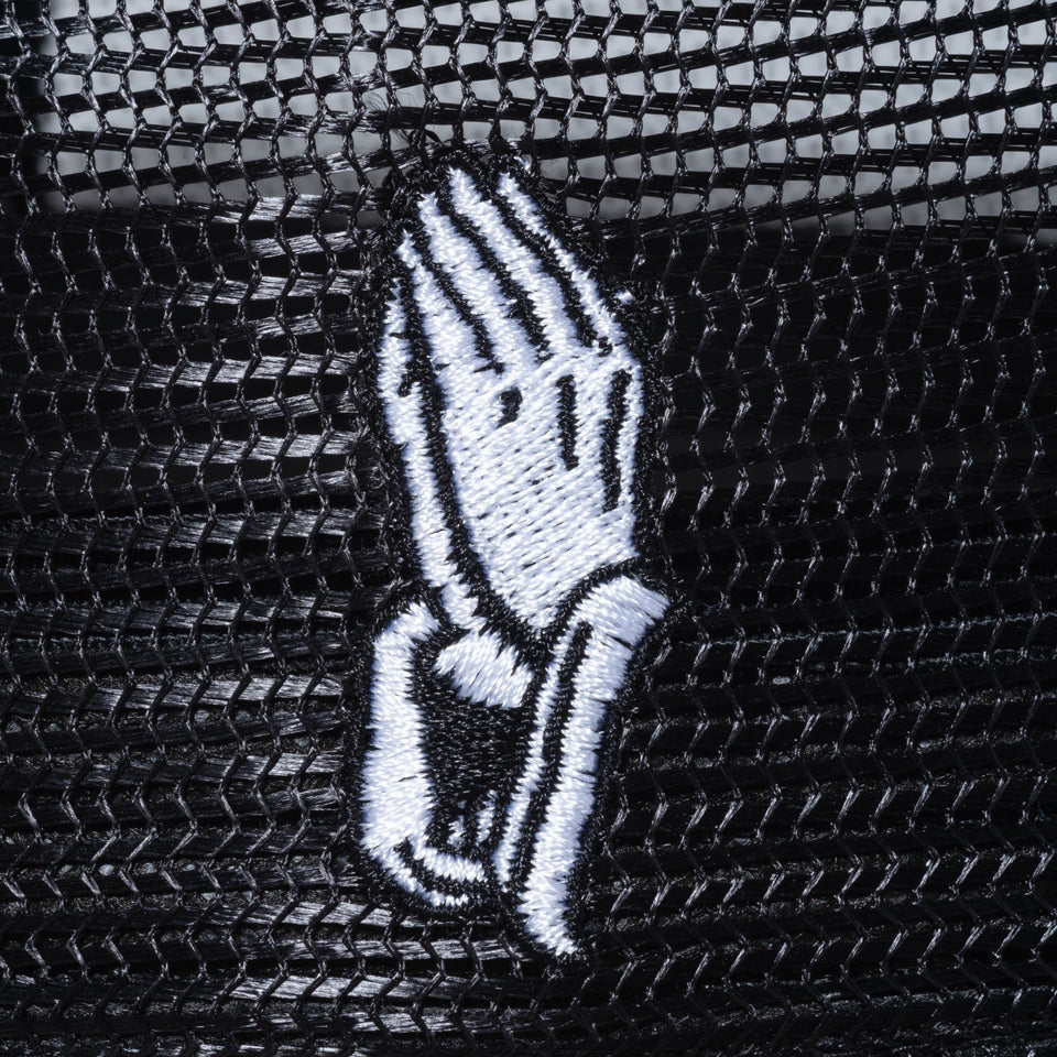 【ゴルフ】 9FORTY A-Frame トラッカー PRAY FOR GOLF プレイハンド ブラック - 13059049-OSFM | NEW ERA ニューエラ公式オンラインストア