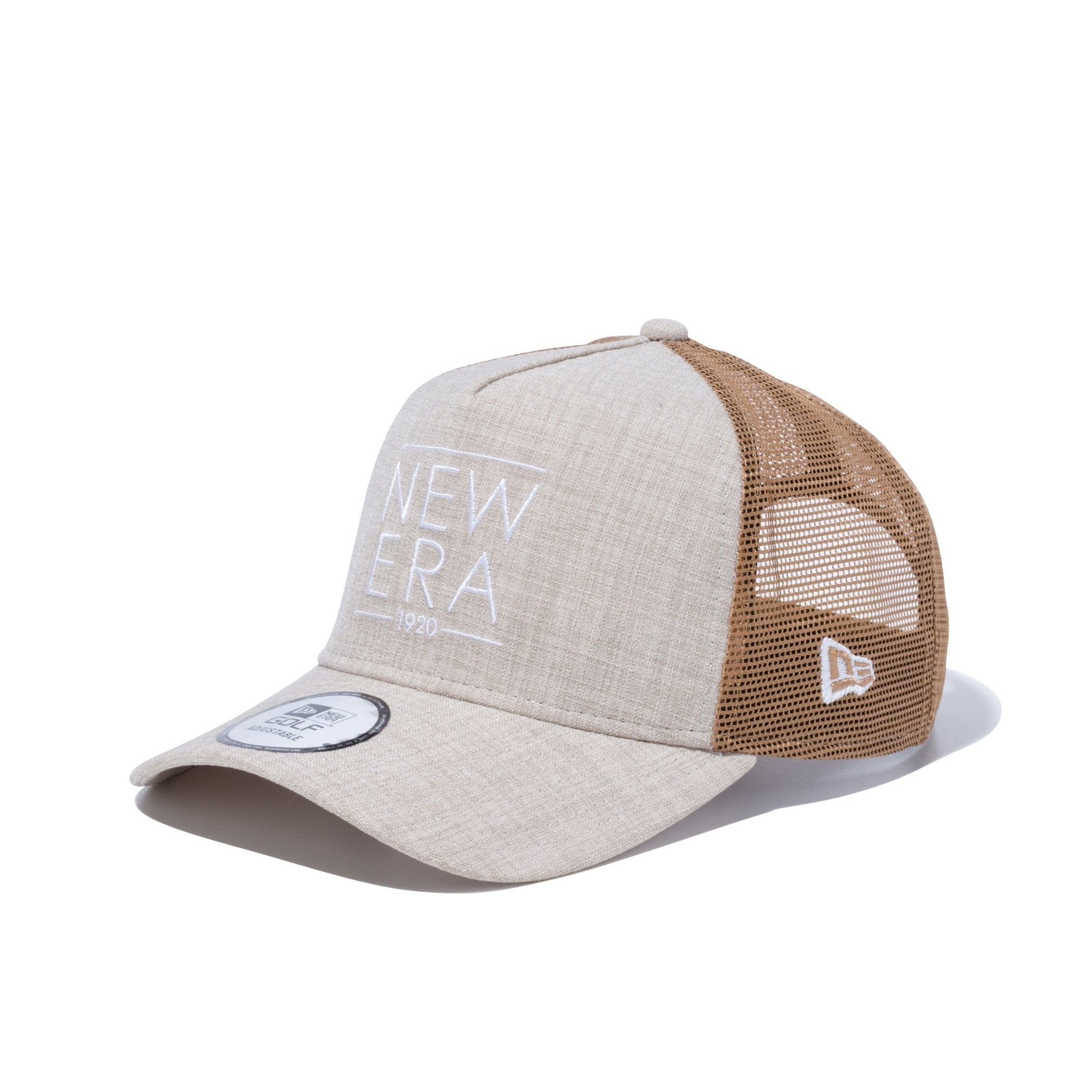 9FORTY A-Frame トラッカー Reflax NEW ERA グレージュ | ゴルフ