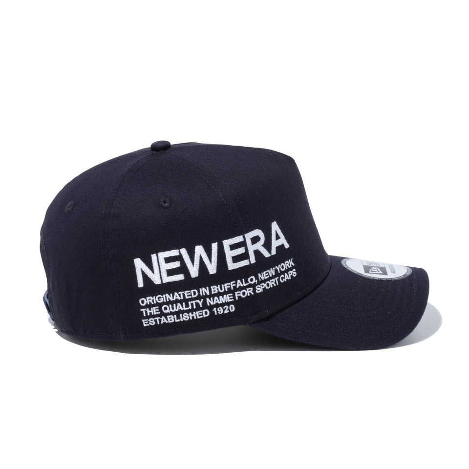 9FORTY A-Frame Side typography ネイビー - 13515956-OSFM | NEW ERA ニューエラ公式オンラインストア