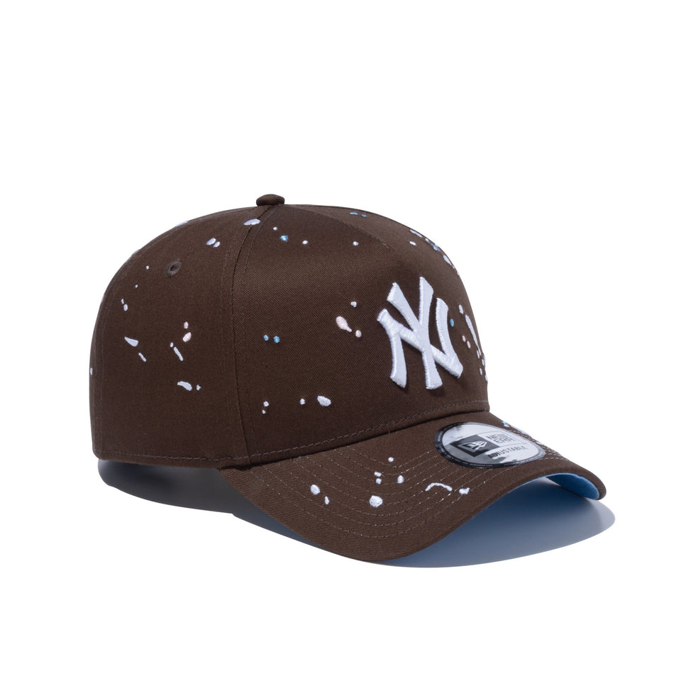 9FORTY A-Frame Splash Embroidery スプラッシュエンブロイダリー ニューヨーク・ヤンキース ウォールナット - 13328242-OSFM | NEW ERA ニューエラ公式オンラインストア