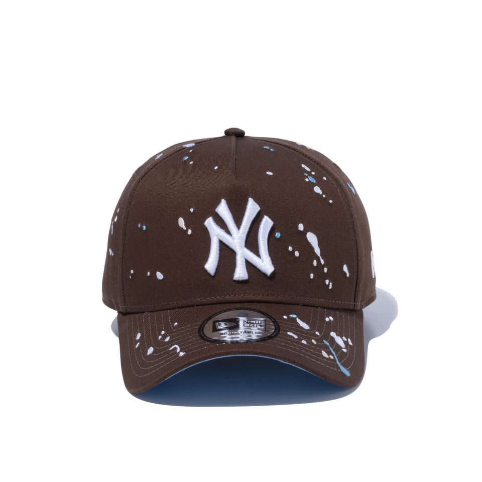 9FORTY A-Frame Splash Embroidery スプラッシュエンブロイダリー ニューヨーク・ヤンキース ウォールナット - 13328242-OSFM | NEW ERA ニューエラ公式オンラインストア