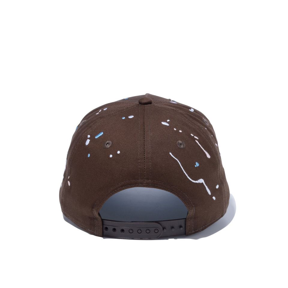 9FORTY A-Frame Splash Embroidery スプラッシュエンブロイダリー ニューヨーク・ヤンキース ウォールナット - 13328242-OSFM | NEW ERA ニューエラ公式オンラインストア