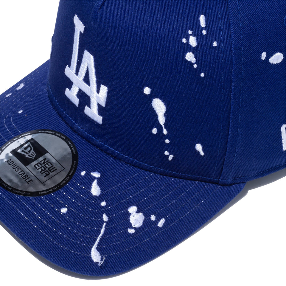 9FORTY A-Frame Splash Embroidery スプラッシュエンブロイダリー ロサンゼルス・ドジャース ダークロイヤル × スノーホワイト - 13515968-OSFM | NEW ERA ニューエラ公式オンラインストア