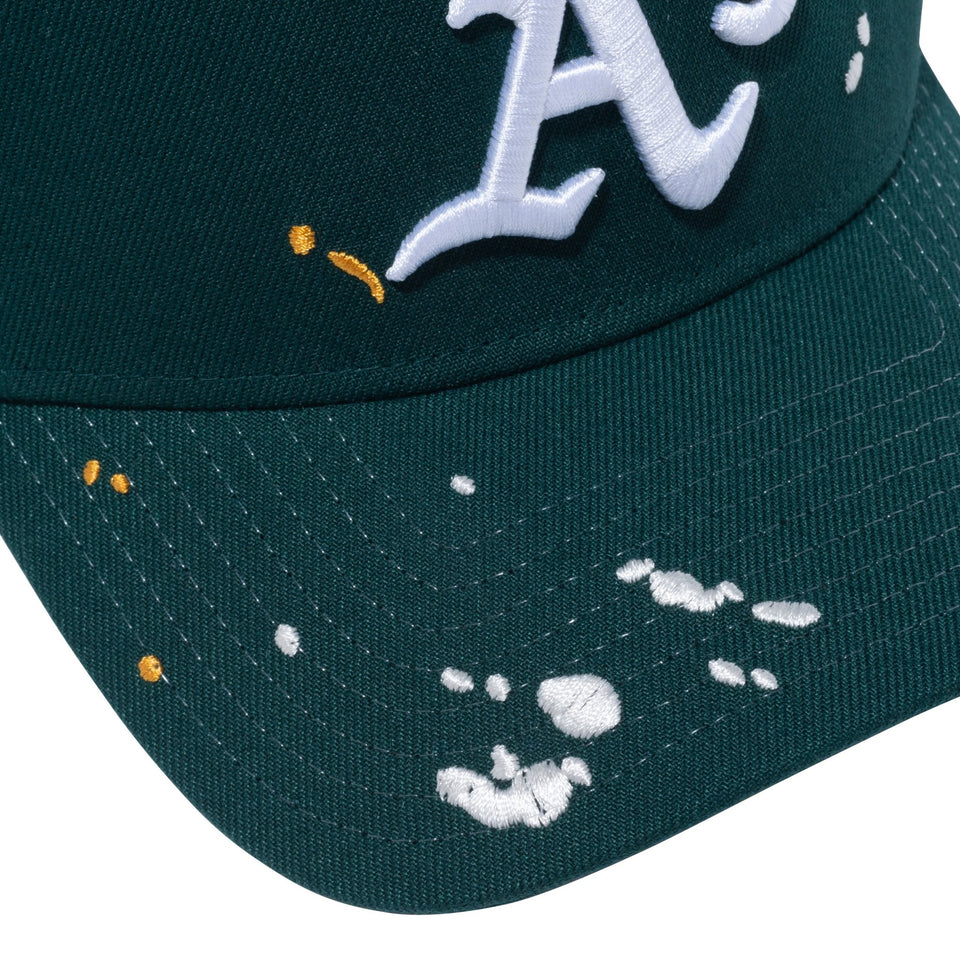 9FORTY A-Frame トラッカー Splash Embroidery オークランド・アスレチックス ダークグリーン - 13750632-OSFM | NEW ERA ニューエラ公式オンラインストア