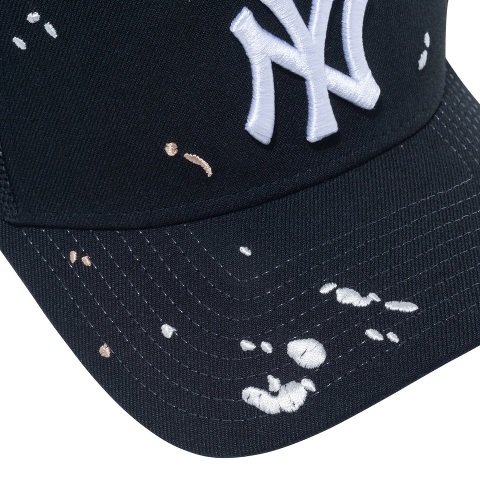 9FORTY A-Frame トラッカー Splash Embroidery ニューヨーク・ヤンキース ブラック - 13750634-OSFM | NEW ERA ニューエラ公式オンラインストア