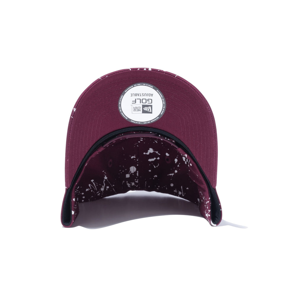 【ゴルフ】 9FORTY A-Frame Splash Paint マルーン - 13762974-OSFM | NEW ERA ニューエラ公式オンラインストア