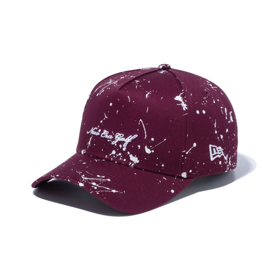 【ゴルフ】 9FORTY A-Frame Splash Paint マルーン - 13762974-OSFM | NEW ERA ニューエラ公式オンラインストア