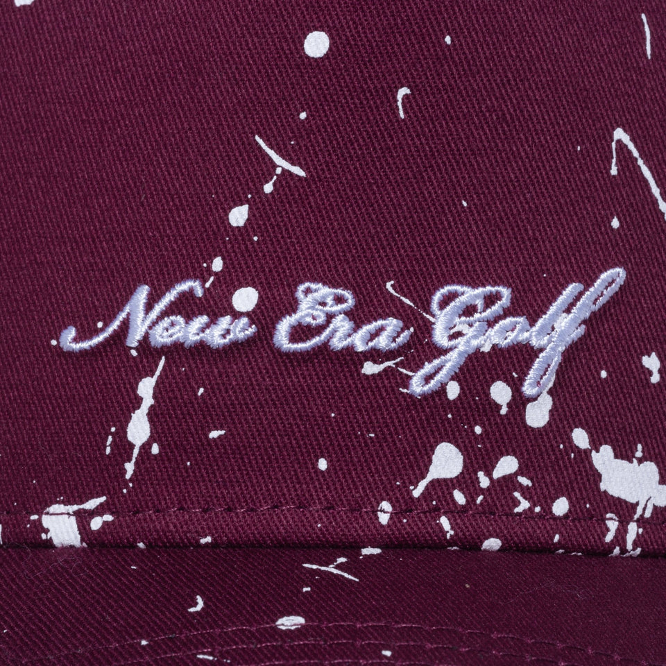 【ゴルフ】 9FORTY A-Frame Splash Paint マルーン - 13762974-OSFM | NEW ERA ニューエラ公式オンラインストア