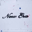 【ゴルフ】 9FORTY A-Frame トラッカー Splash Paint スプラッシュペイント スクリプトロゴ ホワイト - 14109228-OSFM | NEW ERA ニューエラ公式オンラインストア